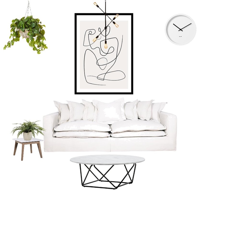 Minimal White Living Room Mood Board by HGInteriorDesign on Style Sourcebook