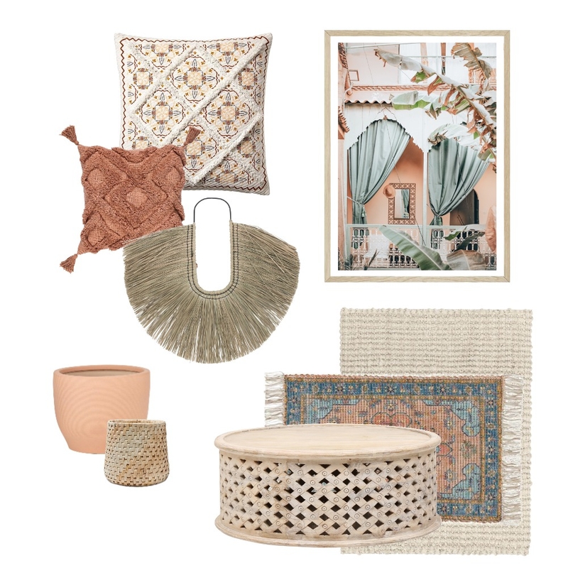 Bohemian Lounge Mood Board by Coral Cove Living on Style Sourcebook