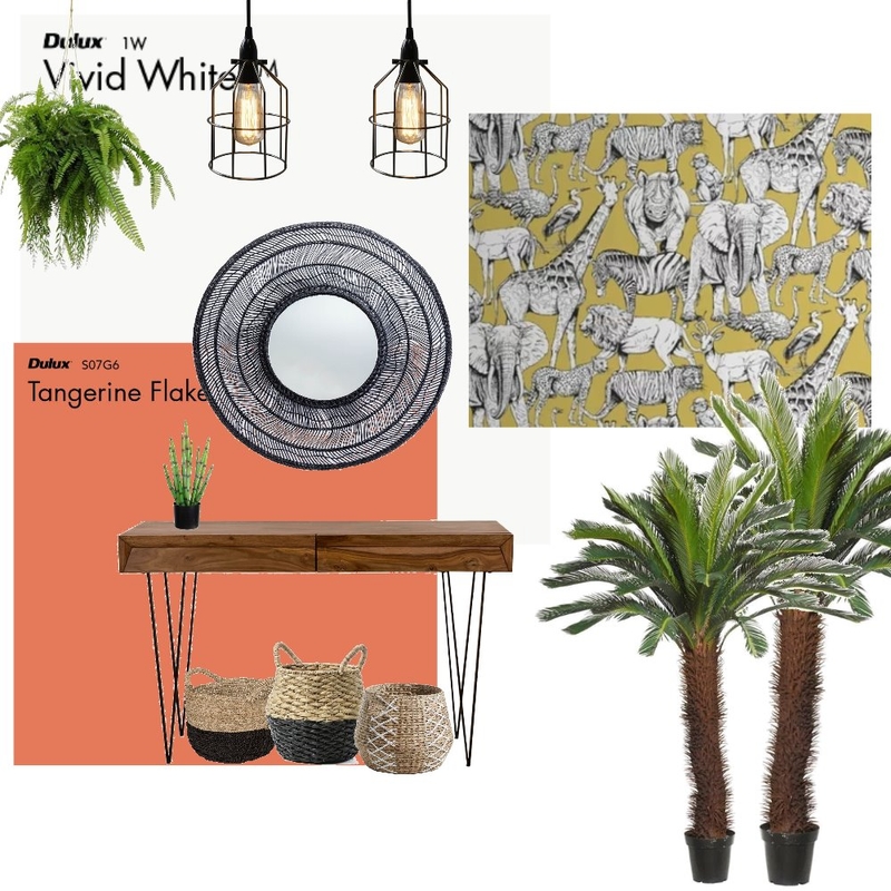 Jungle Hallway Mood Board by HGInteriorDesign on Style Sourcebook