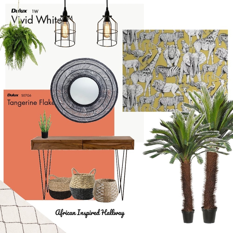 African Inspired Hallway Mood Board by HGInteriorDesign on Style Sourcebook