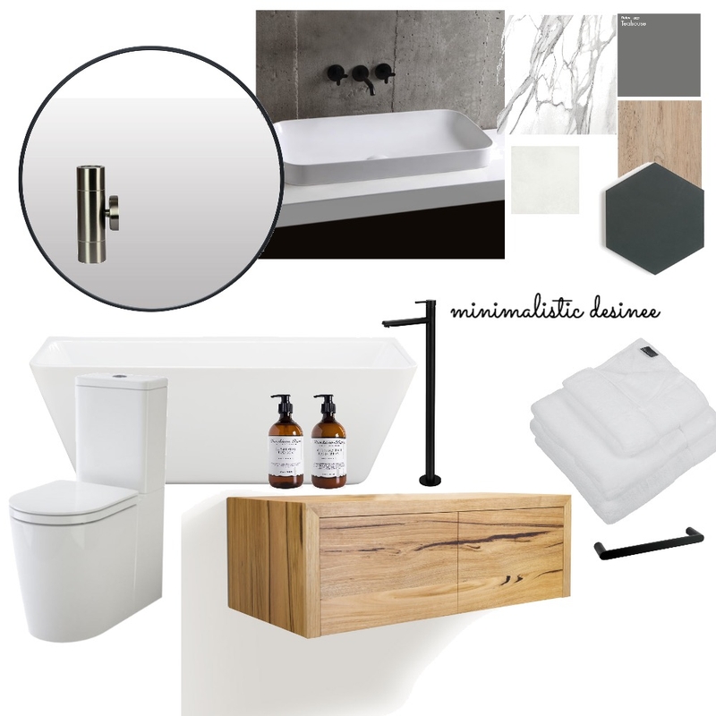 modern bathroom Mood Board by beata zwolan on Style Sourcebook