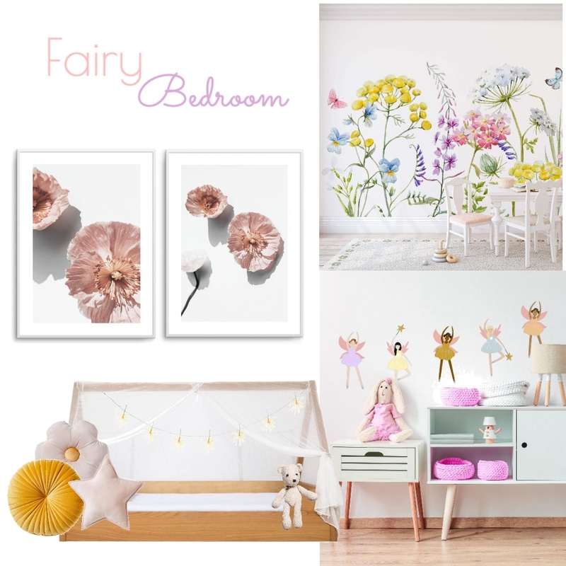 Pretty Fairy Bedroom Mood Board by Olive et Oriel on Style Sourcebook