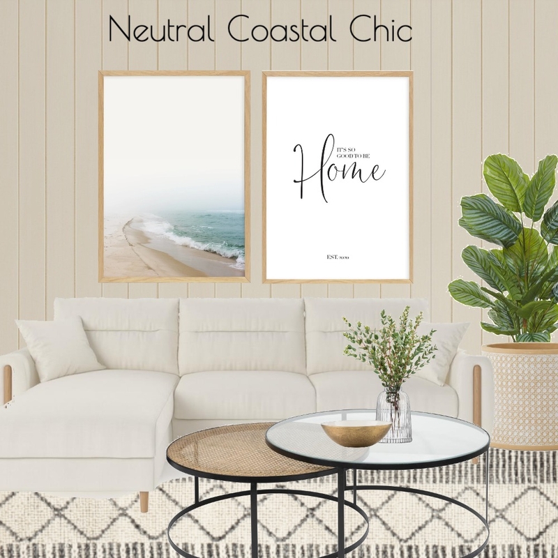 Neutral Coastal Chic Mood Board by Olive et Oriel on Style Sourcebook