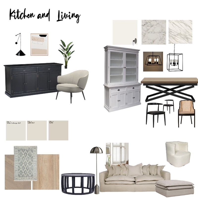 Modern Hampton Living Mood Board by kk.house on Style Sourcebook