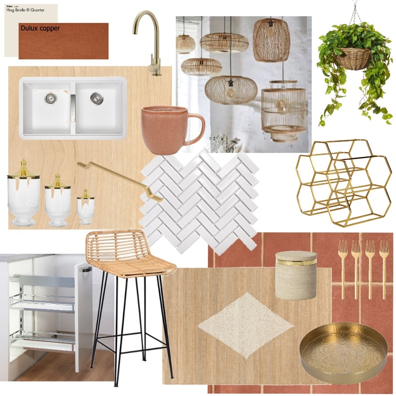 Terracotta kitchen Mood Board by N.B design on Style Sourcebook