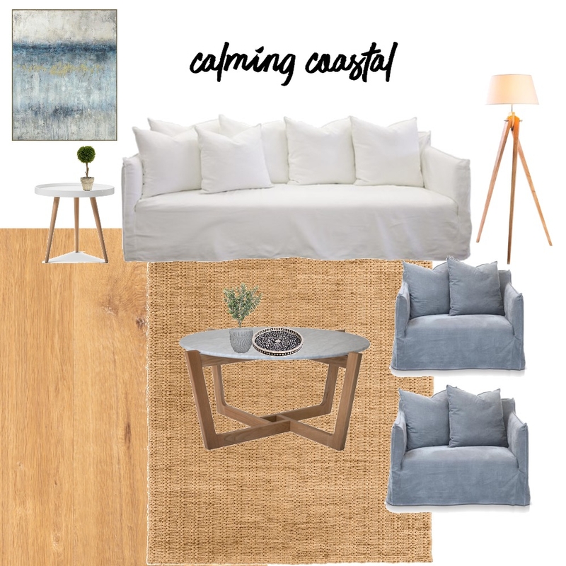 calming coastal living Mood Board by alipearce on Style Sourcebook