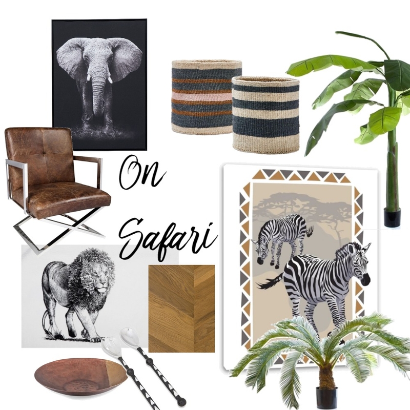 On Safari Mood Board by Adrian Stead on Style Sourcebook