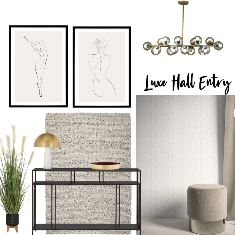 Luxe Hall Entry Mood Board by Olive et Oriel on Style Sourcebook