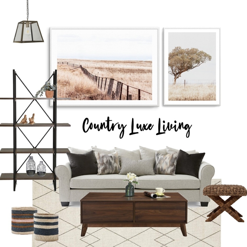 Australian Country Luxe Mood Board by Olive et Oriel on Style Sourcebook
