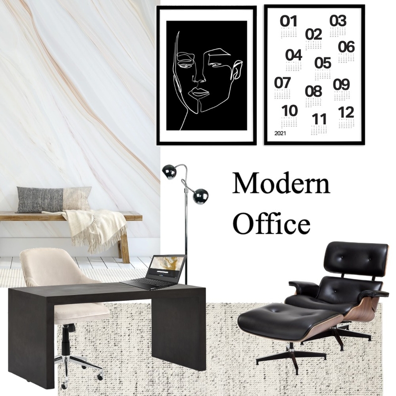 Modern Office Mood Board by Olive et Oriel on Style Sourcebook