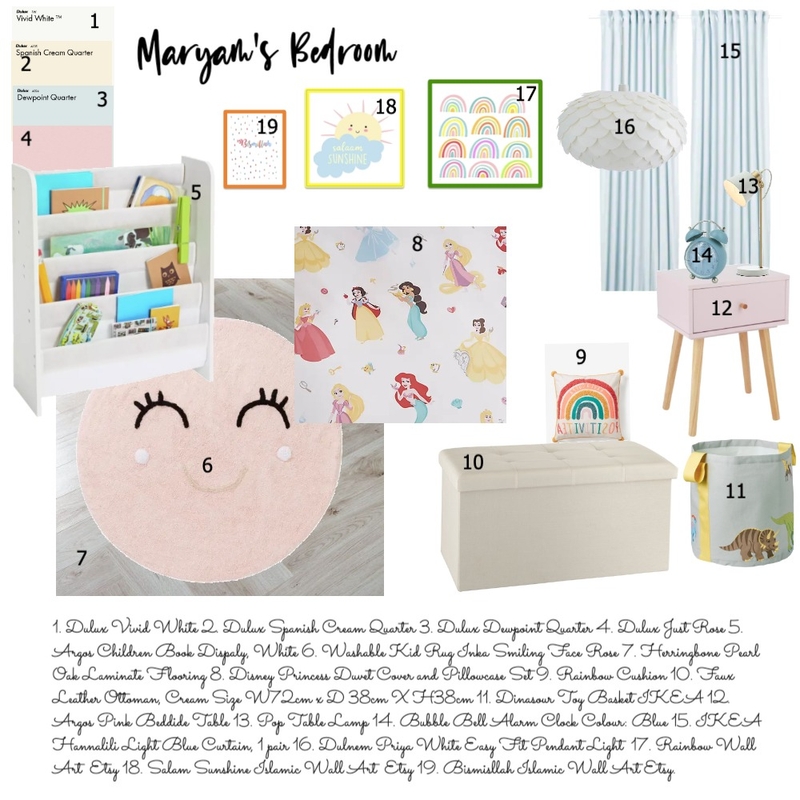 Maryam Bed Room Mood Board by silver_hazel on Style Sourcebook