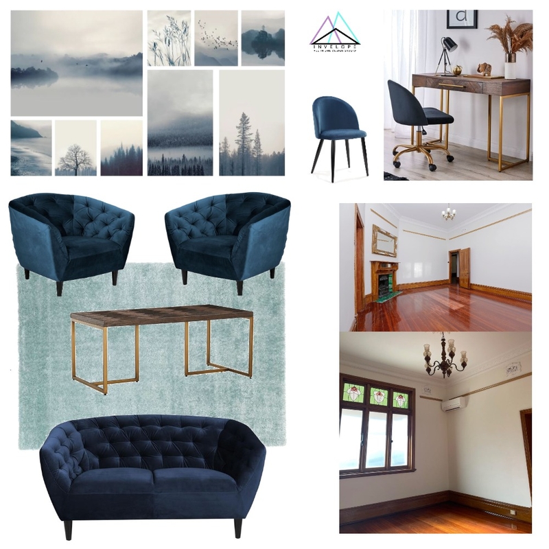 Theresa Kidd teal room Mood Board by Invelope on Style Sourcebook