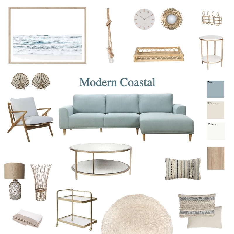 Modern Coastal Mood Board by et1234567 on Style Sourcebook