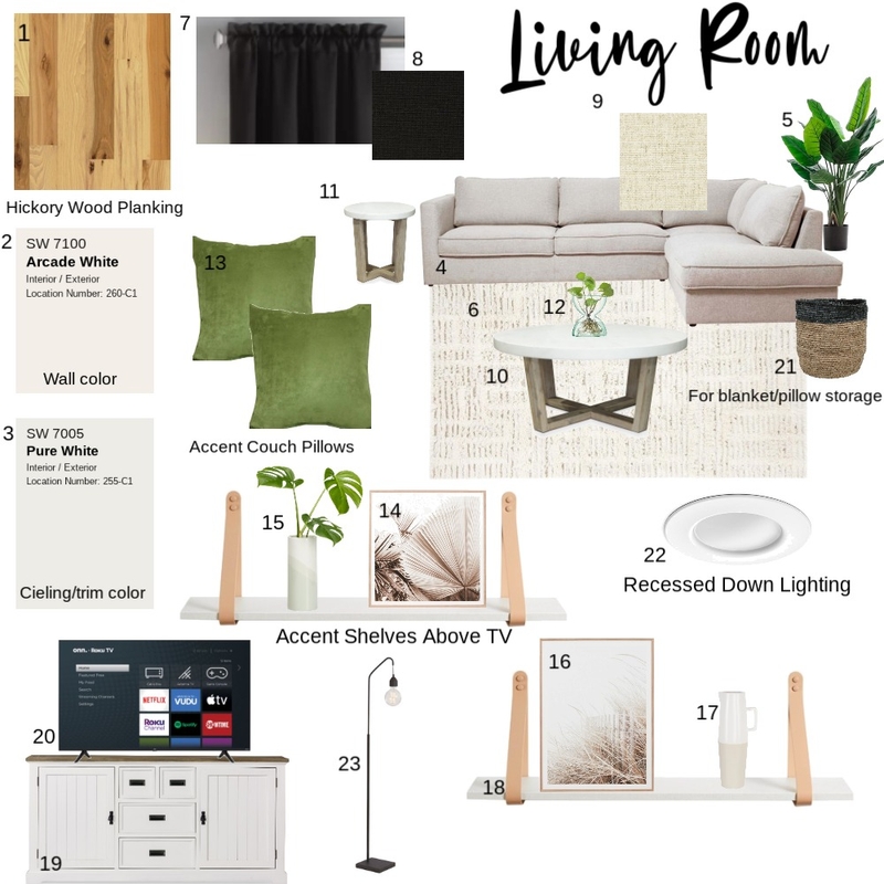 Living Mood Board by Savanah Gwaltney on Style Sourcebook