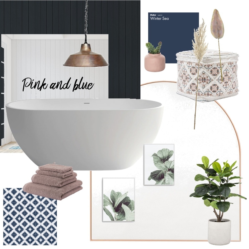 Pink and blue Mood Board by emma:leigh on Style Sourcebook