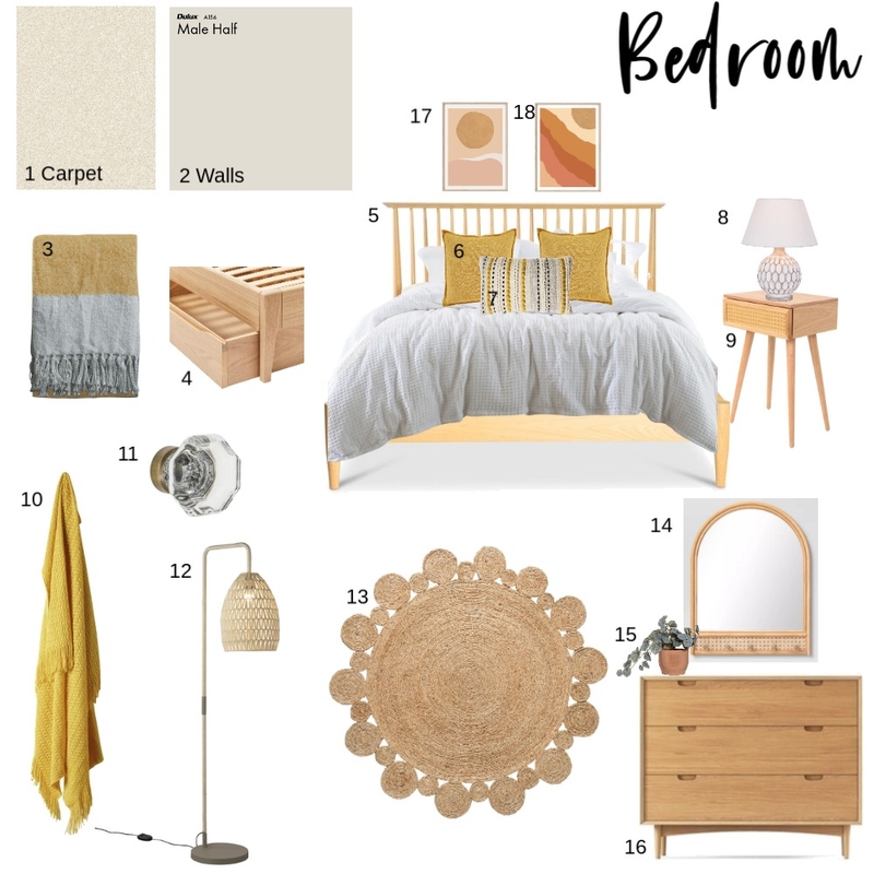 bedroom Mood Board by Savanah Gwaltney on Style Sourcebook