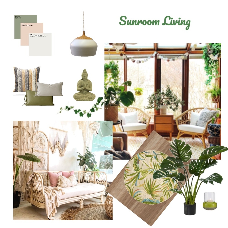 Sunroom Living Mood Board Mood Board by Kinnco Designs on Style Sourcebook