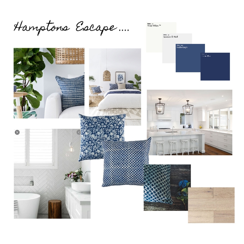 Hamptons Escape Mood Board by lmg interior + design on Style Sourcebook