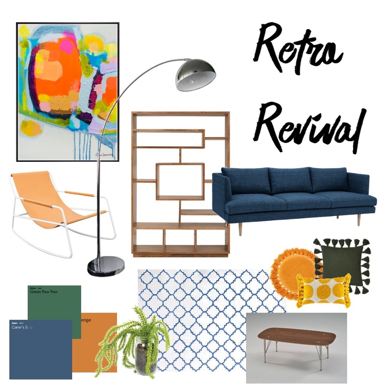 Retro Revival Mood Board by belotdesigns on Style Sourcebook