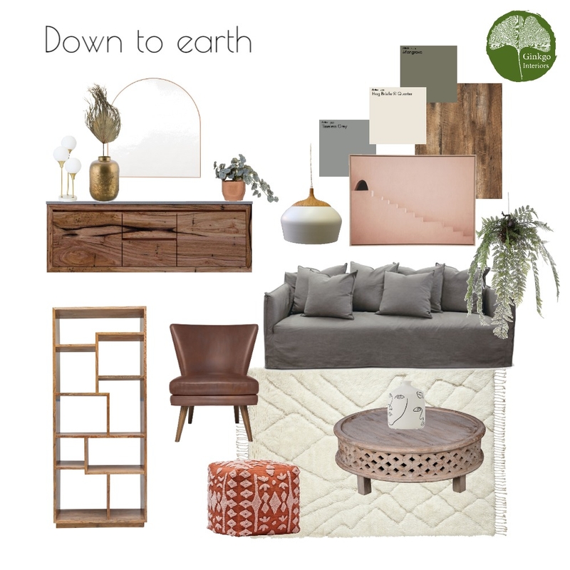 Warm Bohemian Mood Board by Ginkgo Interiors on Style Sourcebook