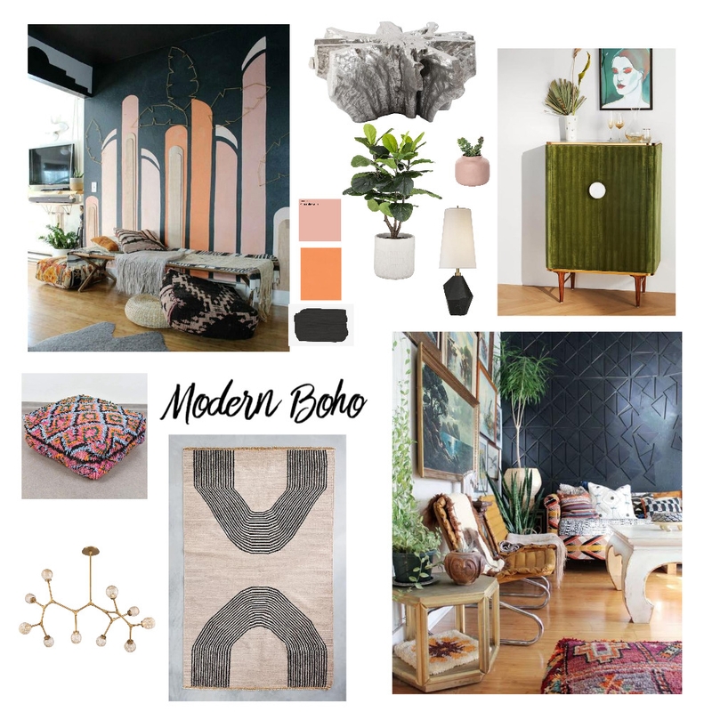 Modern Boho Mood Board by Andiy Ransom on Style Sourcebook