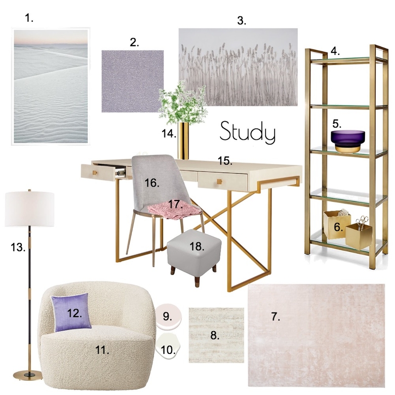 Study Mood Board by Sue_Hunt on Style Sourcebook