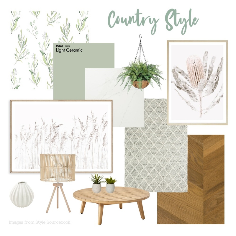 Country Style Mood Board by Bella Living on Style Sourcebook