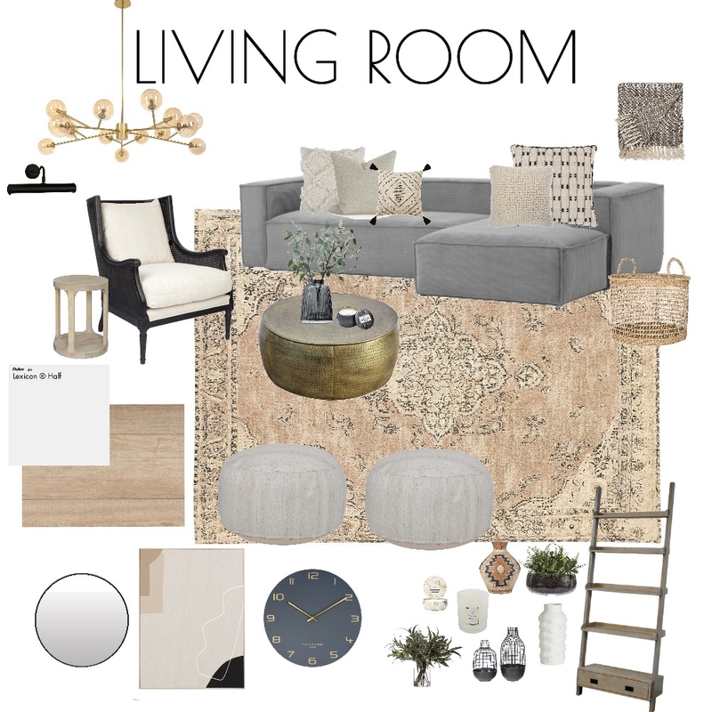 LIVING ROOM Mood Board by clairedana17 on Style Sourcebook