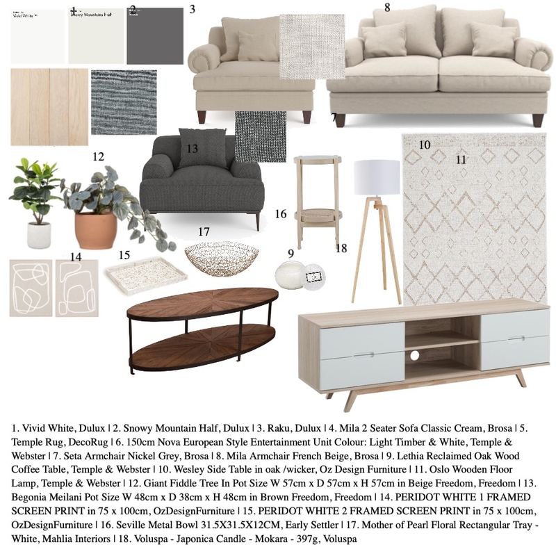 Contemporary Living Room Mood Board by rspencer_ on Style Sourcebook