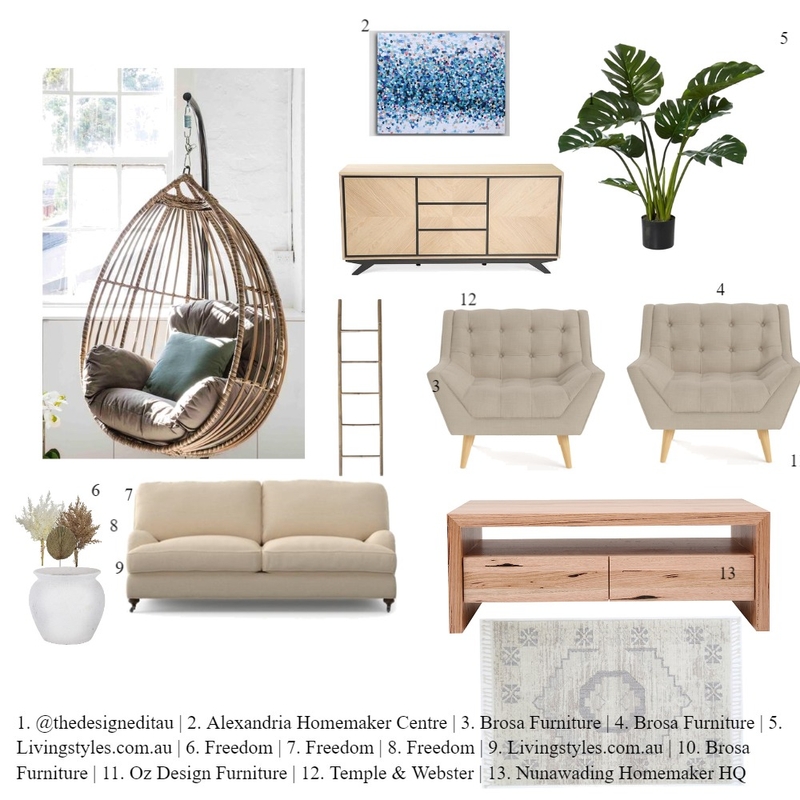 Living Room 1 Mood Board by nbucker1 on Style Sourcebook