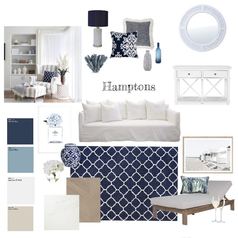 Hamptons Mood Board by MeMu Interiors & Decor on Style Sourcebook