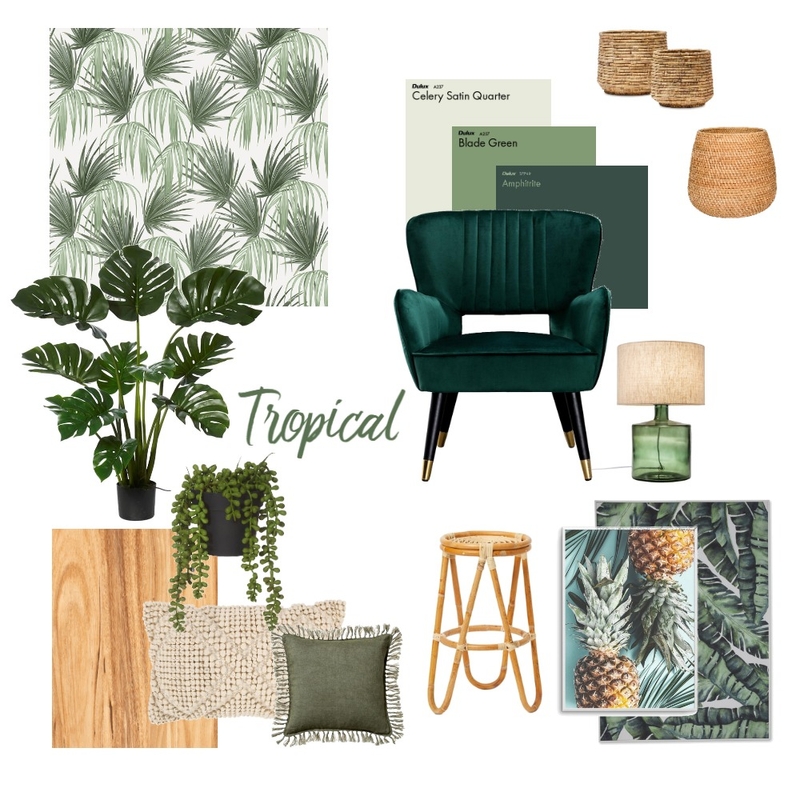 Tropical Mood Board by Malinda_Southwell on Style Sourcebook