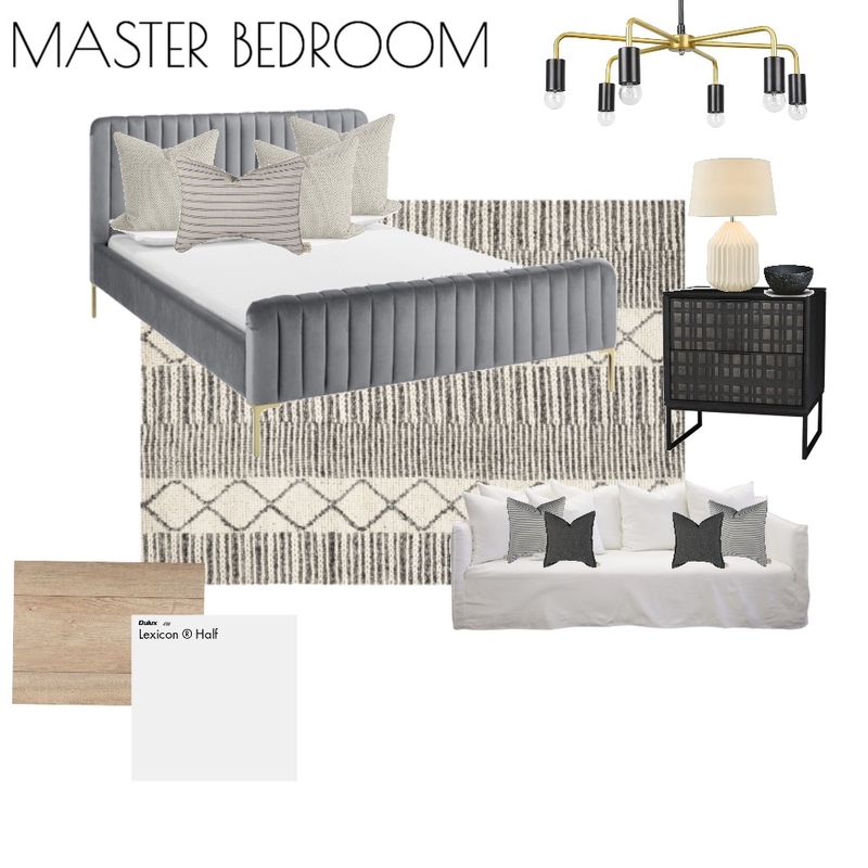 MASTER BEDROOM Mood Board by clairedana17 on Style Sourcebook