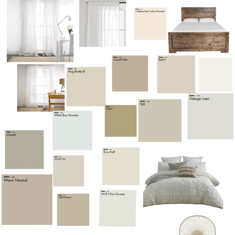 Bohemian Bedroom Mood Board by marybella on Style Sourcebook