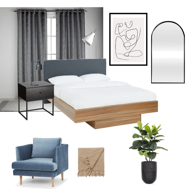 Blakes Bedroom Mood Board by thatstyledhome on Style Sourcebook