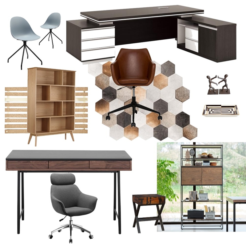 Assign9ModernOffice Mood Board by dothyon on Style Sourcebook
