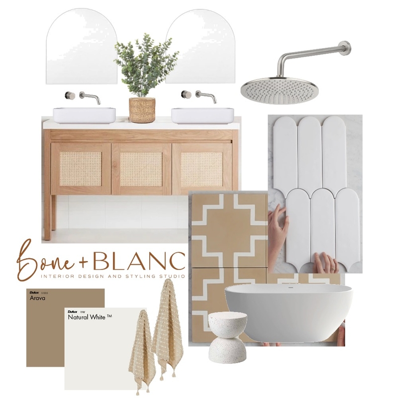 BBI 3 Mood Board by bone + blanc interior design studio on Style Sourcebook