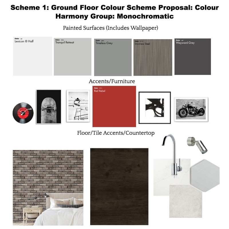 Colour Scheme Mood Board by Sandrock Interior Design on Style Sourcebook