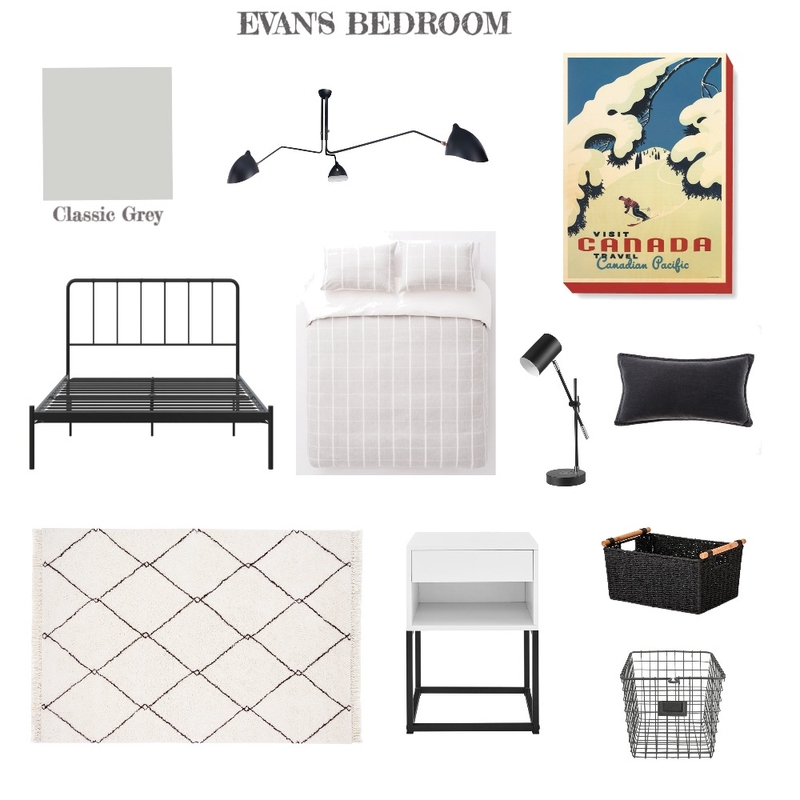 Evan-Bedroom Mood Board by staunton on Style Sourcebook