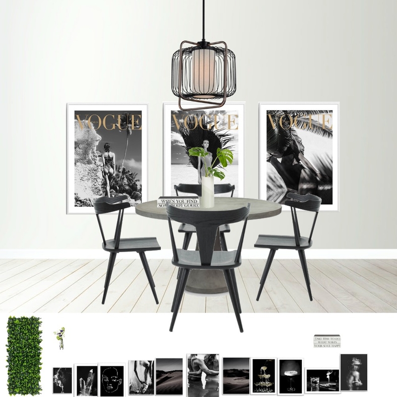 black Mood Board by the decorholic on Style Sourcebook