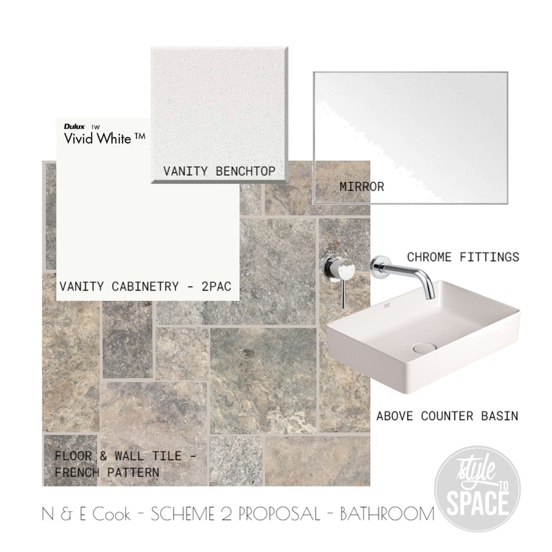 COOK SCHEME 2 BATHROOM Mood Board by Style to Space on Style Sourcebook