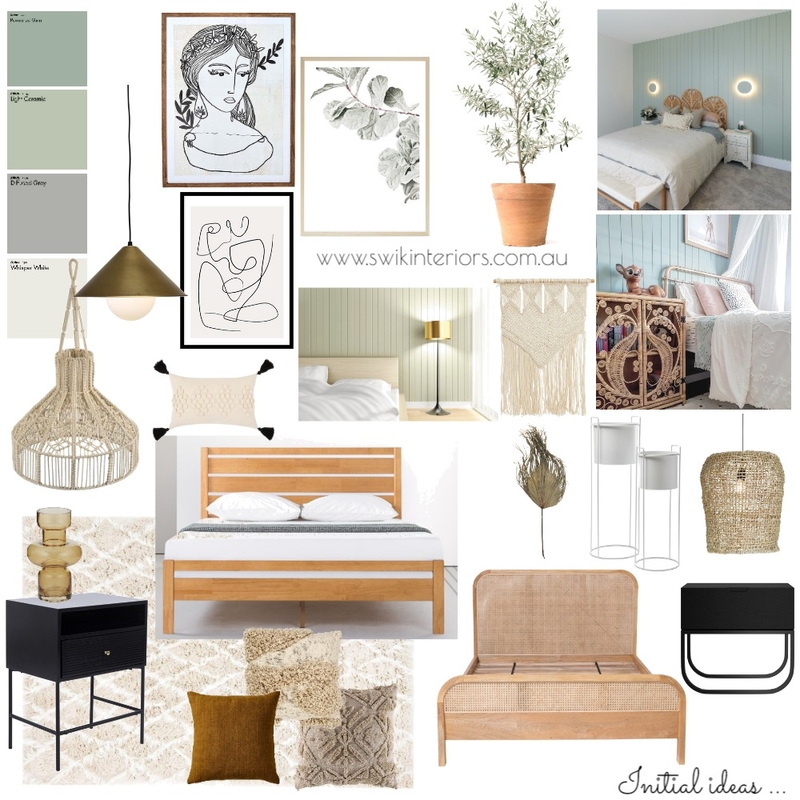 Bella: Modern Boho Teen Bedroom Mood Board by Libby Edwards Interiors on Style Sourcebook