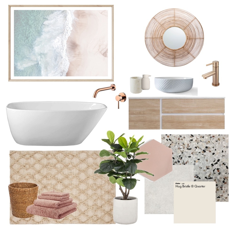 Natural soft bathroom board Mood Board by Desire Design House on Style Sourcebook