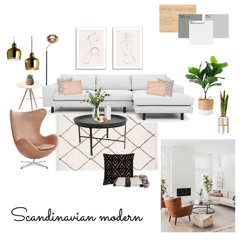 Scandinavian Modern Mood Board by Petra Hribova on Style Sourcebook