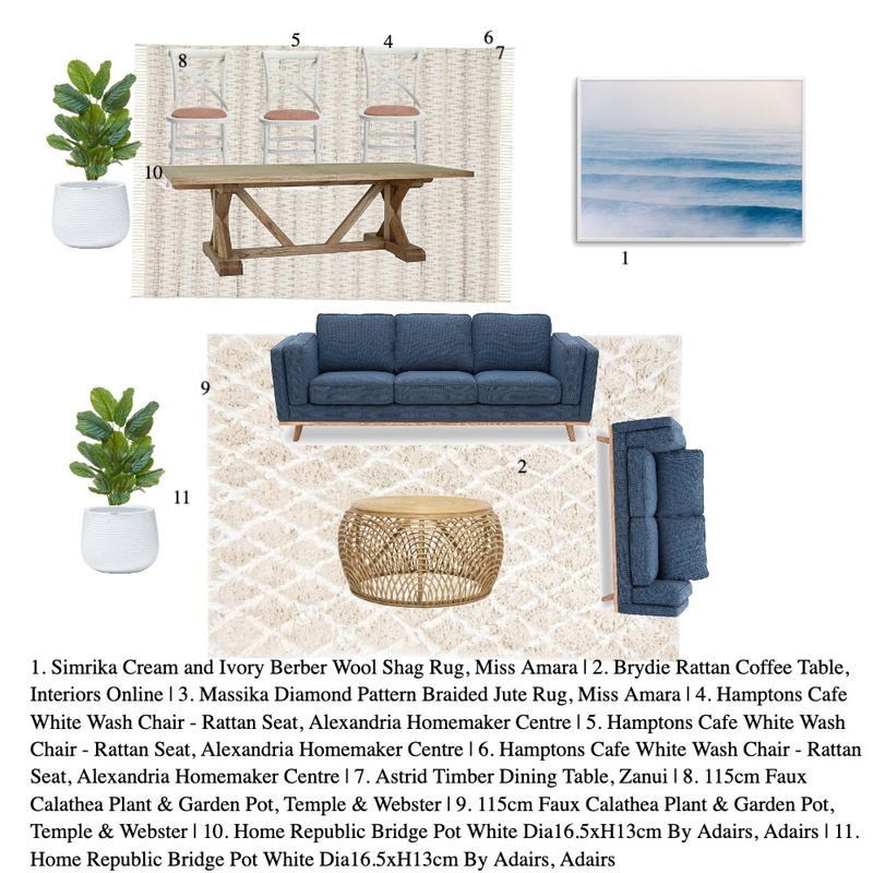 living and dining room Mood Board by sarahjadeduckett on Style Sourcebook