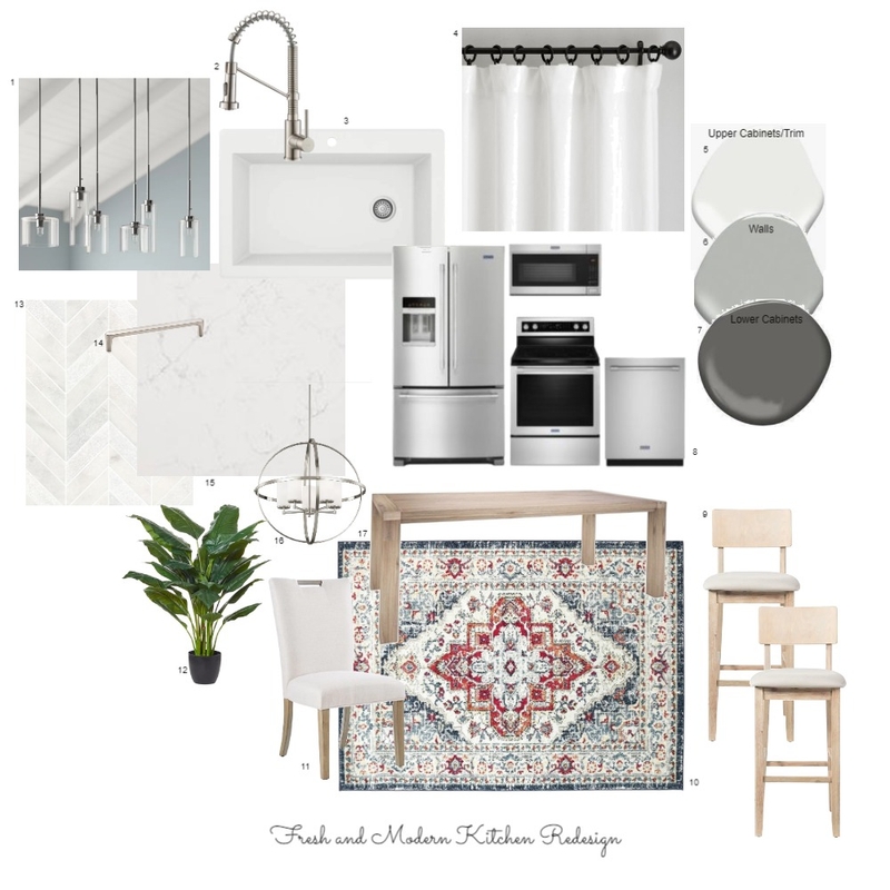 Client Kitchen Redesign Mood Board by amandakayedesigns on Style Sourcebook