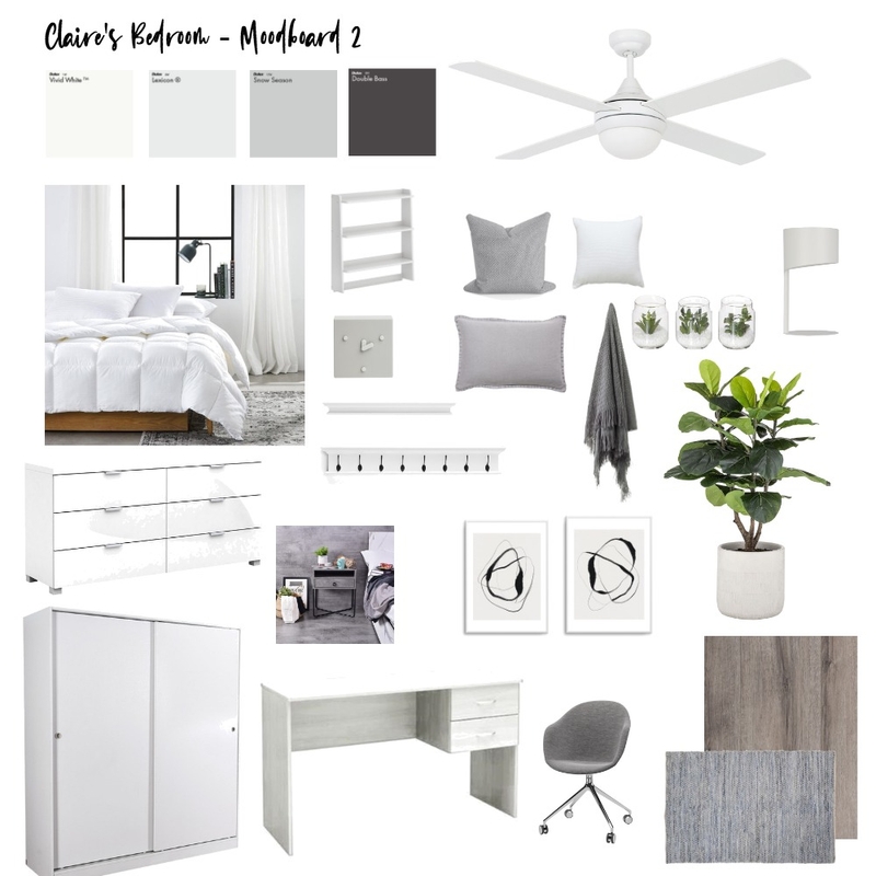 Claire's Bedroom - Moodboard2 Mood Board by sherissancm on Style Sourcebook