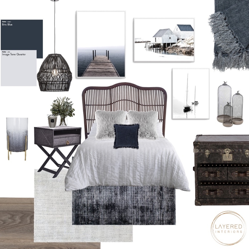 Relaxed Bedroom Mood Board by Layered Interiors on Style Sourcebook
