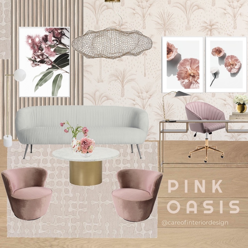 Pink Oasis | Olive et Oriel Mood Board by irapilario on Style Sourcebook