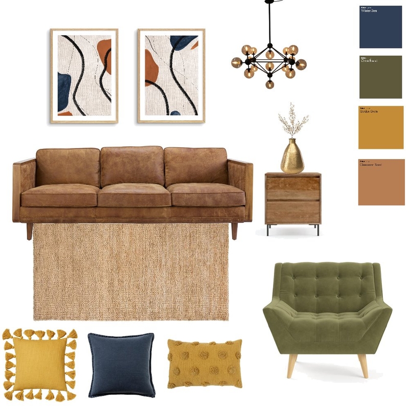 Art Deco Living Room Mood Board by Lauren Hooligan on Style Sourcebook